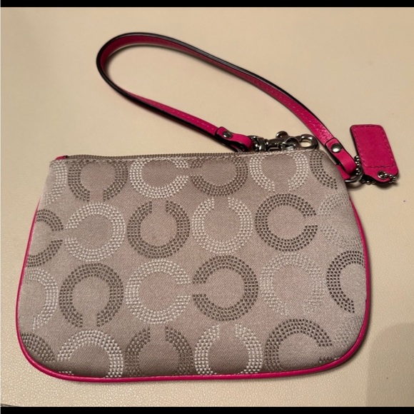 Coach Dot OP Art small wristlet - Picture 2 of 4
